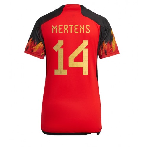 Ženski Nogometni dresi Belgija Dries Mertens #14 Domači SP 2022 Kratek Rokav